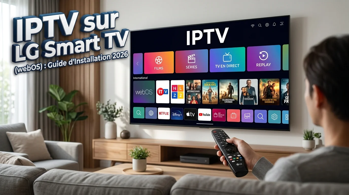 IPTV sur LG Smart TV — installer une application IPTV en 4K sur webOS sans boîtier