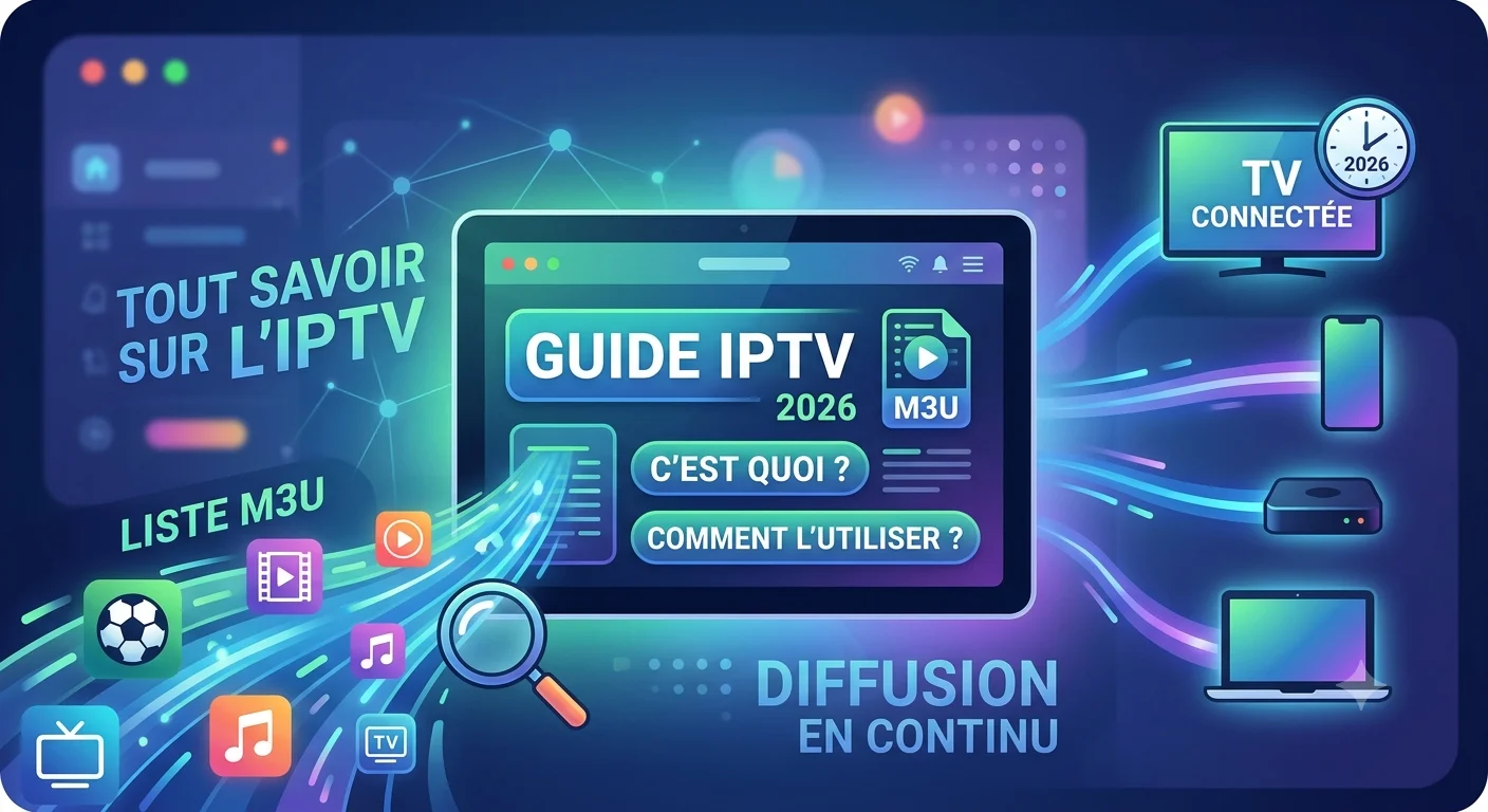 IPTV M3U — comprendre et utiliser un lien M3U dans une application IPTV en 4K