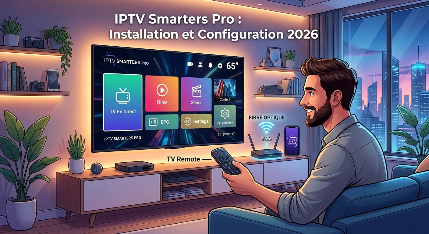 IPTV Smarters Pro — installer et configurer l'application IPTV en 4K sur tous les appareils