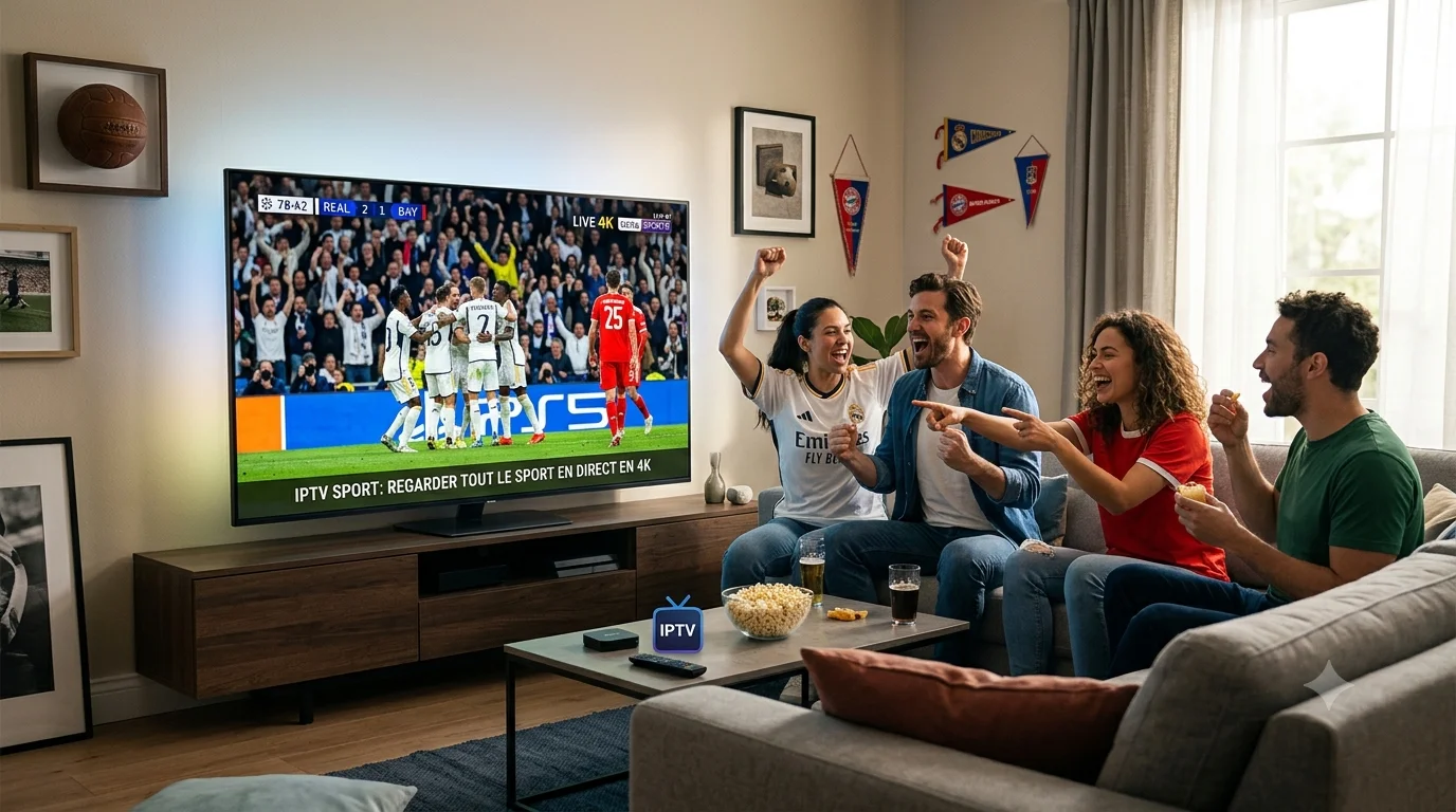 IPTV sport — regarder le sport en direct et en 4K avec un abonnement IPTV