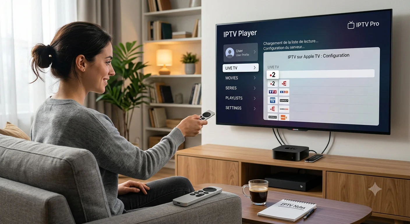 IPTV sur Apple TV — installer un abonnement IPTV en 4K sur Apple TV