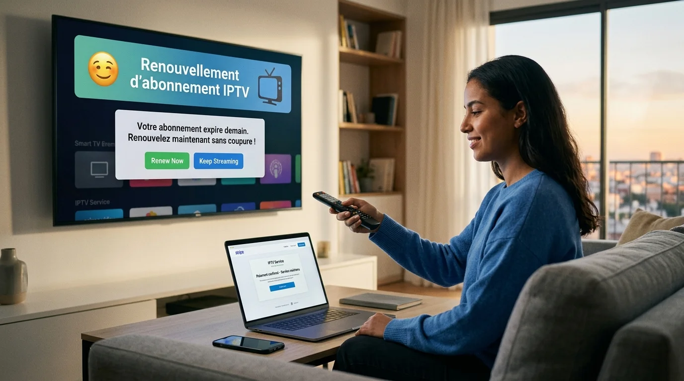 Renouveler son abonnement IPTV — prolonger sans coupure ni reconfiguration