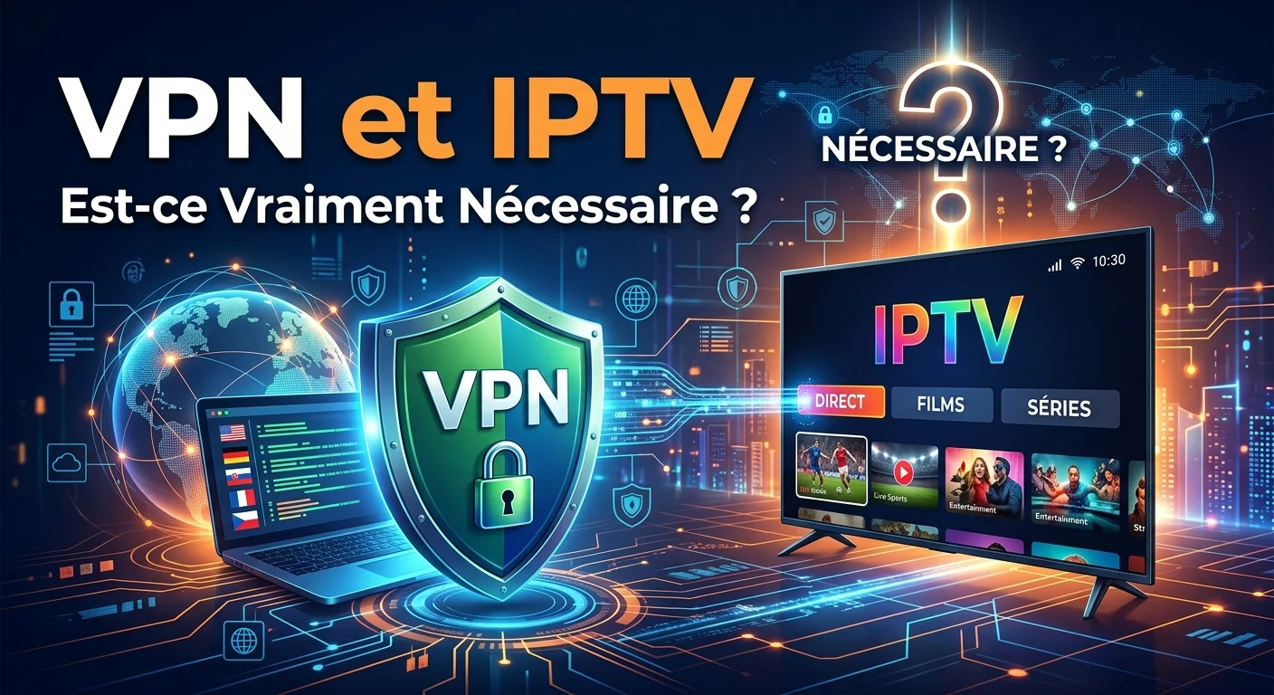 VPN et IPTV — comprendre l'utilité réelle d'un VPN pour le streaming