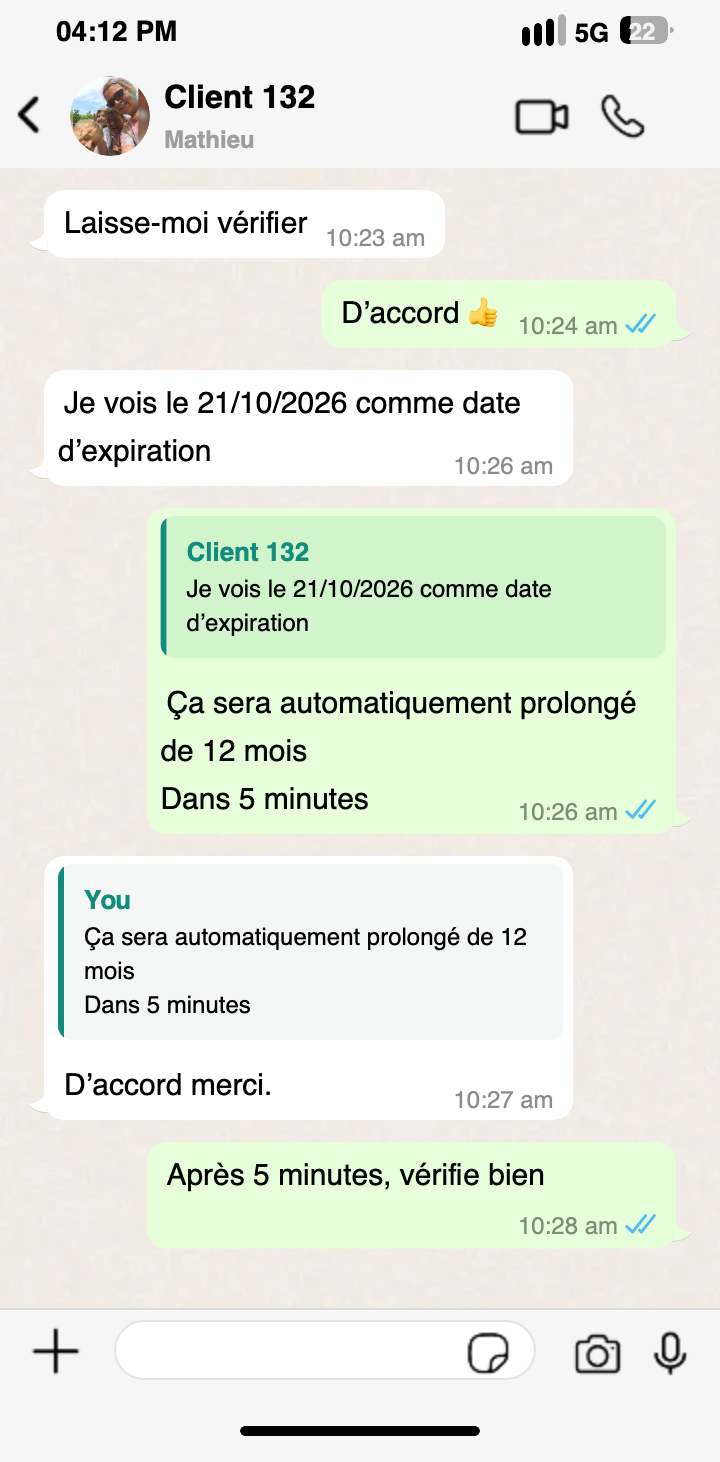 iptv 9 Review client du Meilleur IPTV soulignant la stabilité du service